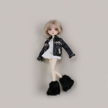Load image into Gallery viewer, Bow-Knot Leather Jacket Set - 1/6 BJD Doll Outfits for LULU Body Size