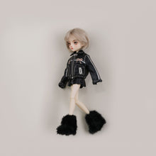 Load image into Gallery viewer, Bow-Knot Leather Jacket Set - 1/6 BJD Doll Outfits for LULU Body Size