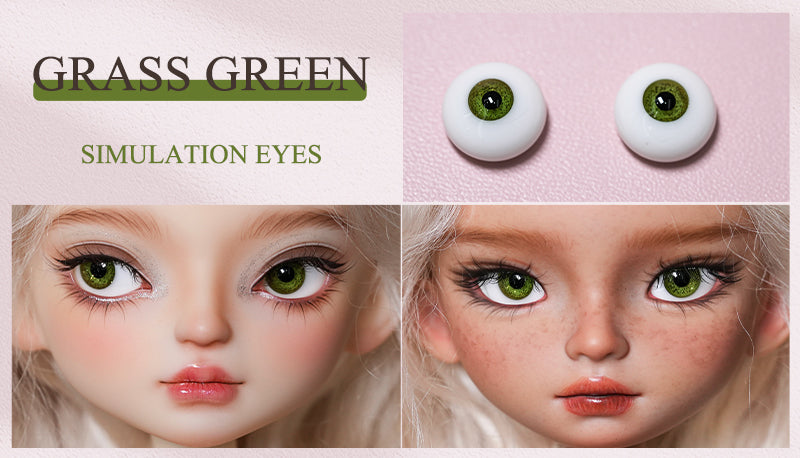 Simulation Eyes- BJD Doll 12/5mm Glass Eyes  By LULUDAO