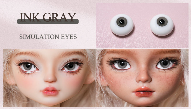 Simulation Eyes- BJD Doll 12/5mm Glass Eyes  By LULUDAO