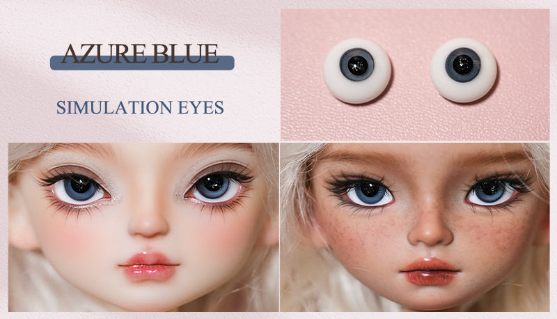 Simulation Eyes- BJD Doll 12/5mm Glass Eyes  By LULUDAO