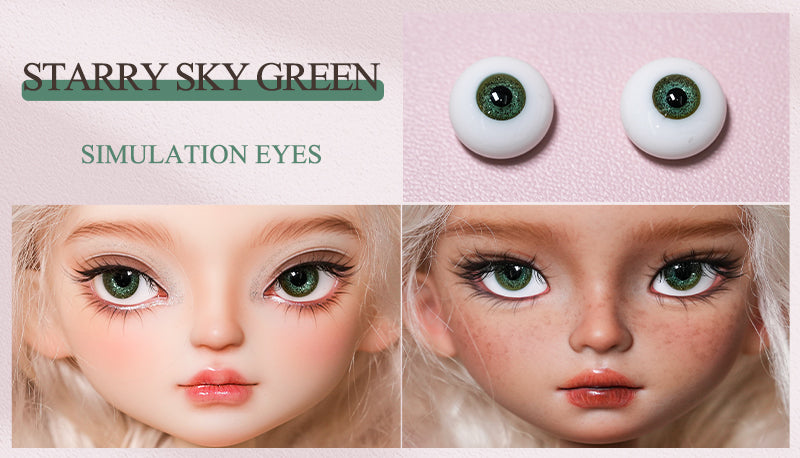 Simulation Eyes- BJD Doll 12/5mm Glass Eyes  By LULUDAO