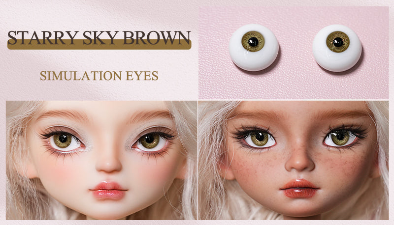 Simulation Eyes- BJD Doll 12/5mm Glass Eyes  By LULUDAO