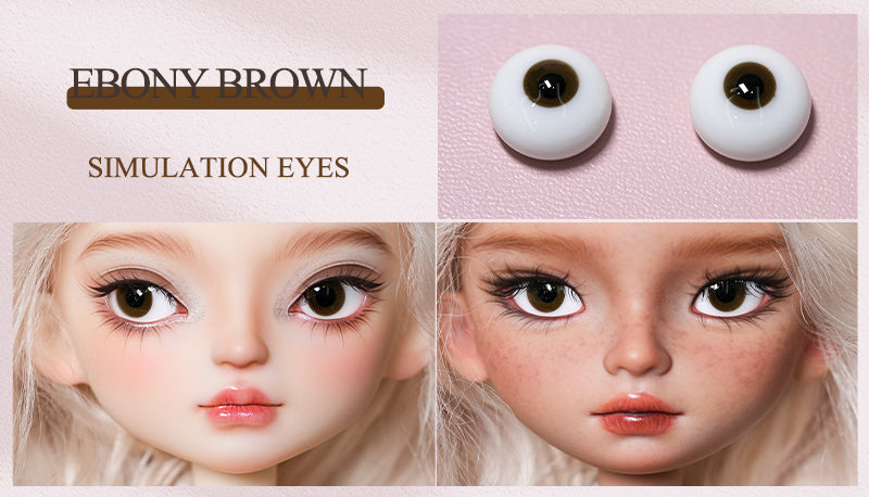 Simulation Eyes- BJD Doll 12/5mm Glass Eyes  By LULUDAO