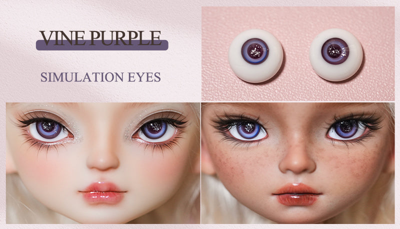 Simulation Eyes- BJD Doll 12/5mm Glass Eyes  By LULUDAO