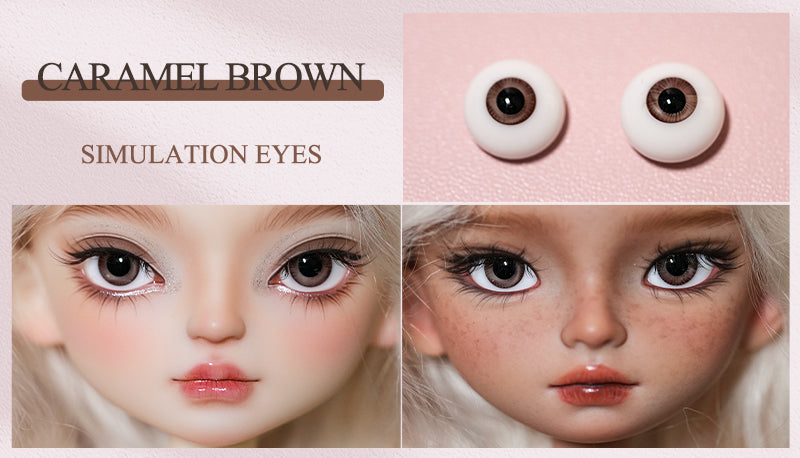 Simulation Eyes- BJD Doll 12/5mm Glass Eyes  By LULUDAO