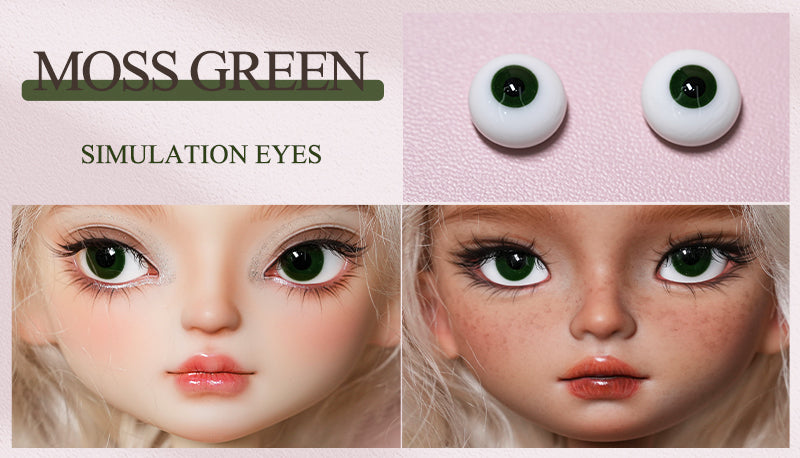 Simulation Eyes- BJD Doll 12/5mm Glass Eyes  By LULUDAO