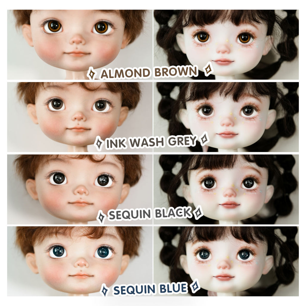 Simulation Eyes -  BJD Doll 18/10mm Glass Eyes for Baby YAYA  Size